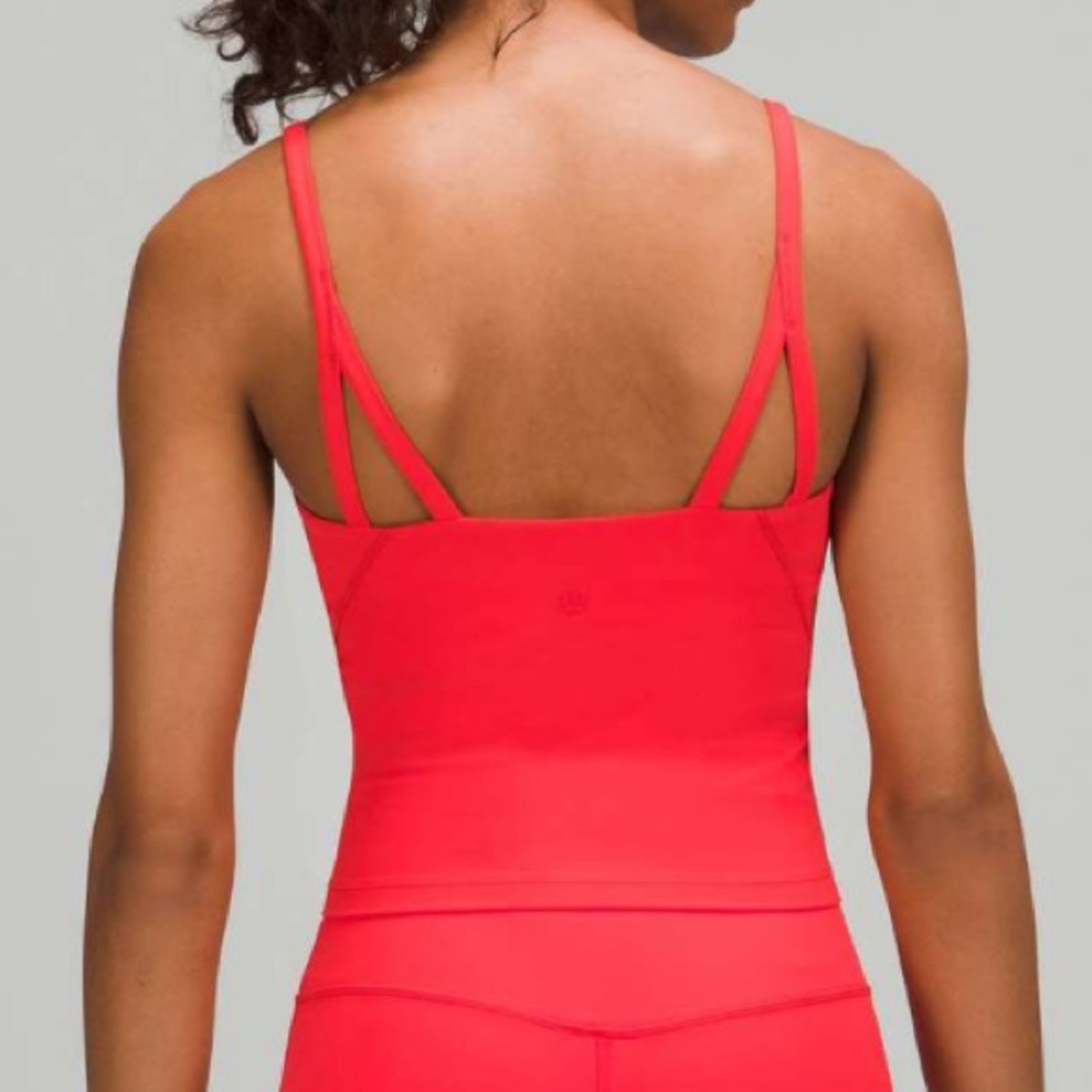 Lululemon Strappy Nulu Shelf Tank Top
